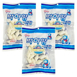 mammos 菱形薄荷糖 韓國涼糖, 100g, 3包