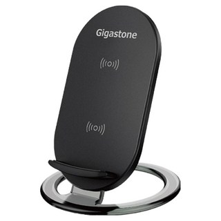 GIGASTONE 立達 10W 雙線圈無線快充充電盤 7.5W iPhone Qi兼容, GA-9660B, 1個