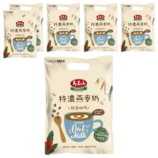 馬玉山 特濃燕麥奶絲滑咖啡 10包, 28g, 6袋