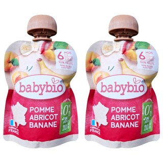 babybio 纖果泥, 90g, 2包
