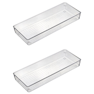 isona 愛收納 壓克力收納盒, 透明色, 2個