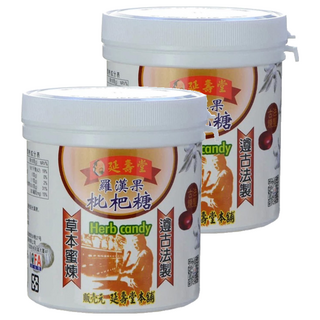 恩澤食品 羅漢果枇杷風味糖, 130g, 2罐