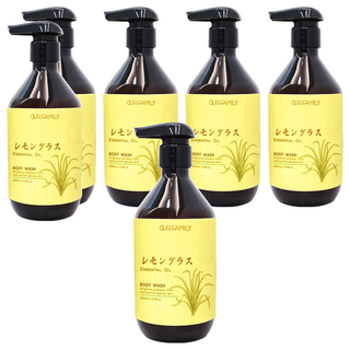 OUR FAMILY 一家人 檸檬草精油沐浴露, 亮白, 緊緻, 淨化油性肌膚 500ml, 6瓶