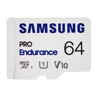 SAMSUNG 三星 PRO Endurance microSDXC U1 V10 高耐用記憶卡 公司貨, 64GB, 1個
