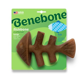 베네본 츄잉 장난감 피쉬본 살몬 맛, 1개