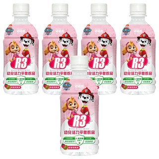 維維樂 R3 幼兒活力平衡飲, 草莓奇異果口味, 350ml, 補充水分電解質, 添加葡聚醣和鋅, 5瓶