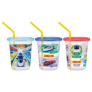 Skater 3只入可疊放吸管杯 SIH3ST 320ML, 1組, 新幹線