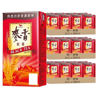 統一 麥香 紅茶, 300ml, 72入