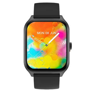 MIVSEN 智慧手錶 P58, 1.96吋, 藍牙, 黑色