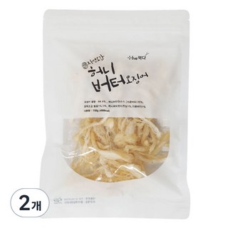 Themukda 更鮮嫩的魷魚乾 蜂蜜奶油口味, 150g, 2個