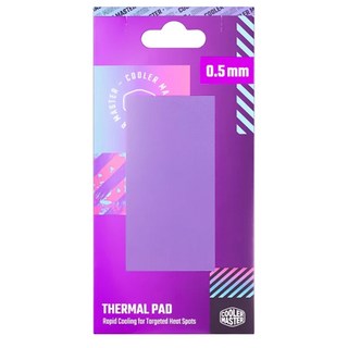 COOLER MASTER 酷碼 Thermal Pad 矽膠導熱片 奈米材質 防蝕 絕緣 雙面吸附 簡便使用, TPX-NOPP-9015-R1, 1個, purple