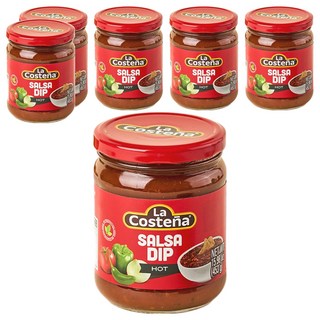 La Costena 辣味莎莎醬, 453g, 6個
