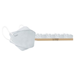 fuder 福德好罩 兒童4D立體醫療口罩, 5個, 冰灰藍, 10片