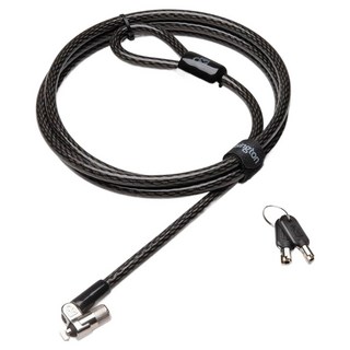 Kensington MicroSaver 2.0 Laptop Lock 筆記型電腦鎖 台灣產 金屬+塑膠材質, K65020WW, 鑰匙型 黑色