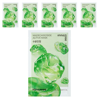 INNISFREE 積雪草活性面膜, 1入, 6片