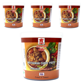 NAMJAI 瑪莎曼咖哩醬, 400g, 4個