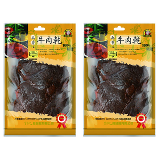 金安記 五香牛肉乾 台灣製造, 45g, 2包