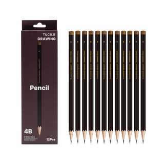 투코비 드로잉 연필 12P, 4B, 1개