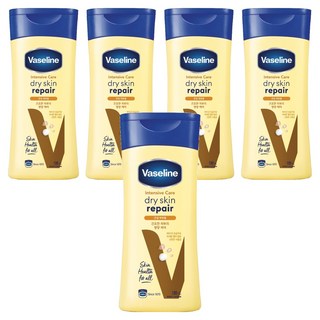 바세린 인텐시브 케어 드라이 스킨 리페어 바디로션, 120ml, 5개