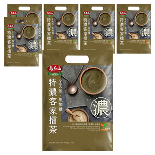 馬玉山 無加糖特濃客家擂茶, 全天然, 高纖含鐵, 全素食, 小包裝好攜帶, 30g, 12包, 6袋