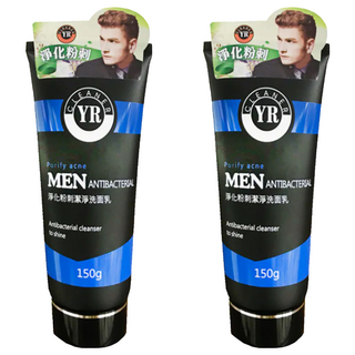 YR 葉璐芝 MEN 淨化粉刺抗菌洗面乳, 150ml, 2條