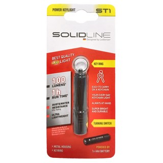 SOLIDLINE ST1 鑰匙圈型手電筒 - 100流明, 1小時續航, 超輕量, 防塵防水, 1個