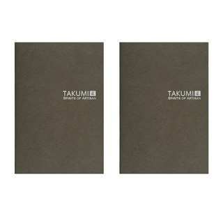 IWI 蒙恬 和紙筆記本 銀標 方格內頁 A5尺寸14.2x21cm 18種日本原色 100克厚實不透底 日本阿波和紙封面, 焦茶, 2本