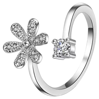 Sayaka 紗彌佳 純銀鑲鑽戒指