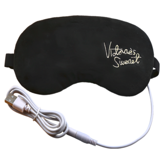 五檔蒸氣熱敷眼罩，五檔調溫，定時功能，透氣舒適，呵護雙眼, 黑色, 1個