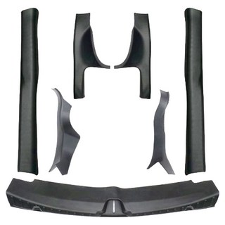 煥新Model 3門檻條護板 8件套, 原車款, 1組, 不適用