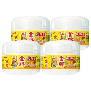 風獅爺 金門一條根精油霜 涼感 30g, 1入, 4罐