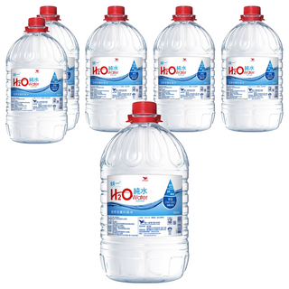 統一 H2O 純水, 5.8L, 6桶