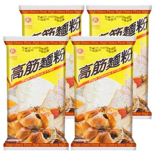義峰食品 高筋麵粉, 500g, 4包