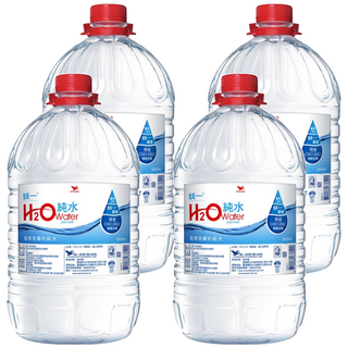 統一 H2O 純水, 5.8L, 4桶