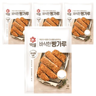 CJ BEKSUL 白雪 麵包粉, 450g, 4個