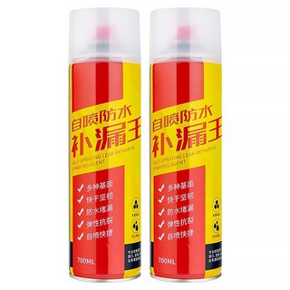 自噴防水補漏王 快速修繕 多種基面適用 彈性抗裂, 2瓶