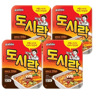 paldo 八道 牛肉風味湯麵便當盒 (86g/390kcal), 4入