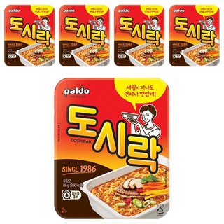 paldo 八道 牛肉風味湯麵便當盒 (86g/390kcal), 5入