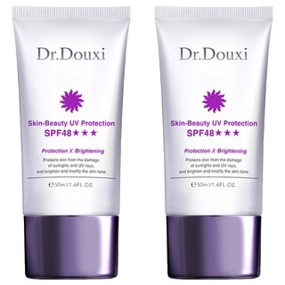 Dr.Douxi 朵璽 晶鑽美肌潤色隔離霜 SPF48 50ml, 自然潤色款, 2條