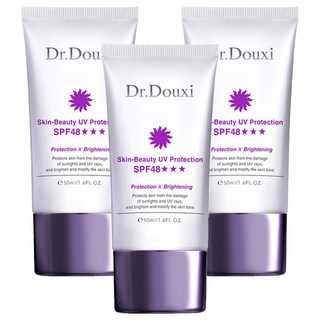 Dr.Douxi 朵璽 晶鑽美肌潤色隔離霜 SPF48 50ml, 自然潤色款, 3條