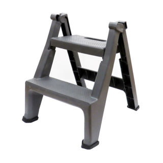 Cotton Field 棉花田傢飾 貝斯特多功能便攜折疊二步梯椅 商用級 堅固 輕巧 防滑 淨重4.2kg 靜態承重150公斤, 1個