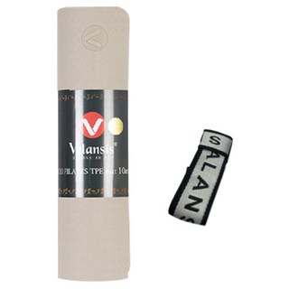 밸런시스 TPE 요가매트 + 스트랩, 크림베이지, 1세트