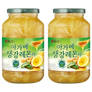 담터 아가베생강레몬차, 1kg, 1개입, 2개