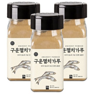 Barunmeegak 韓國產烤鯷魚粉, 60g, 3個
