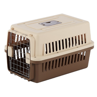 doter 寵愛物語 寵愛運輸籠 RU20 - 堅固耐磨材質 雙層透氣設計, 56 x 37 x 35cm, 奶茶布朗, 1個