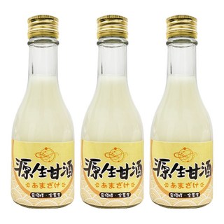 源生美學 源生甘露 源生甘酒 日本傳統米麴甘酒 無酒精、全素食, 175ml, 3瓶