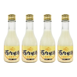 源生美學 源生甘露 源生甘酒 日本傳統米麴甘酒 無酒精、全素食, 175ml, 4瓶