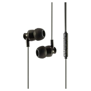 PRACTICAL 實用牌 PR-E085 高音質入耳式耳機麥克風 1.2m 線長 3.5mm 插頭, 黑色, 1個