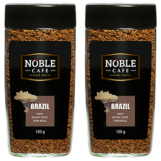 NOBLE CAFE 皇家單品咖啡粉 巴西, 乾燥咖啡, 100g, 2罐