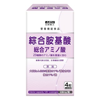 AJIOU 日本味王 綜合胺基酸錠, 120顆, 75g, 1罐